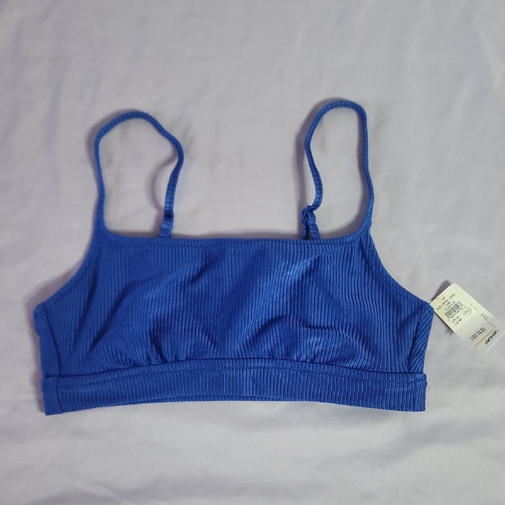 Blue Women's Bathing Suit Top